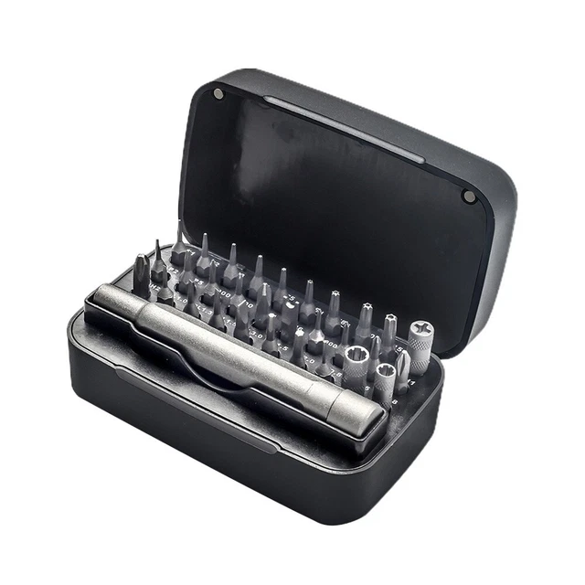 Multi Functional Screwdriver Set with 31 Bits for Electronic Devices and More
