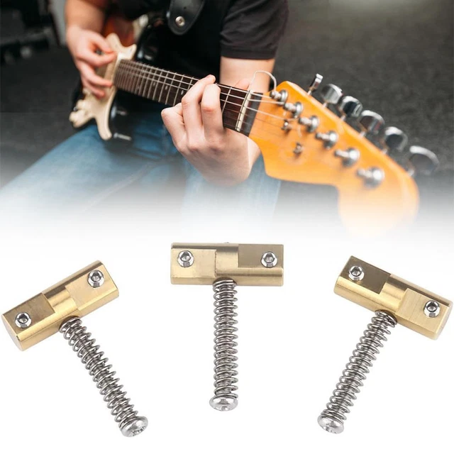 Wilkinson Brass TELE Electric Guitar Compensated Vintage Bridge Saddles T7E3