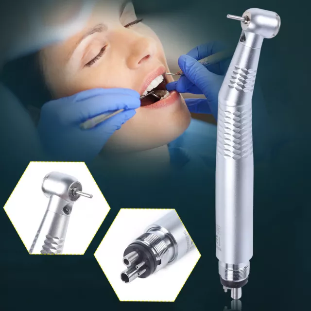 LED Dental Turbina dentista High Speed E-generator Handpiece 4-H DHL IT