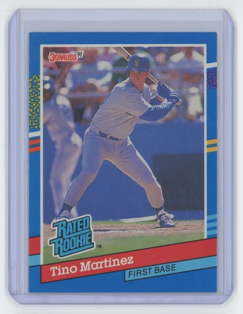 1991 DONRUSS TINO Martinez Seattle Mariners 28. EUR 3,08 PicClick FR