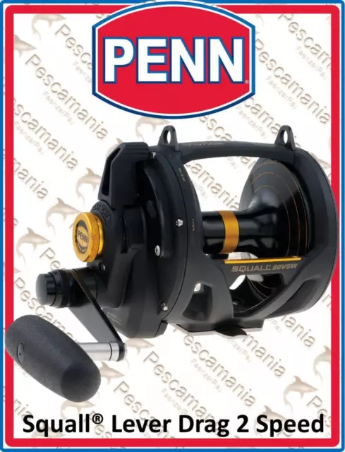 PENN Squall® VSW 30 Lever Drag 2 Speed moulinet Big Game