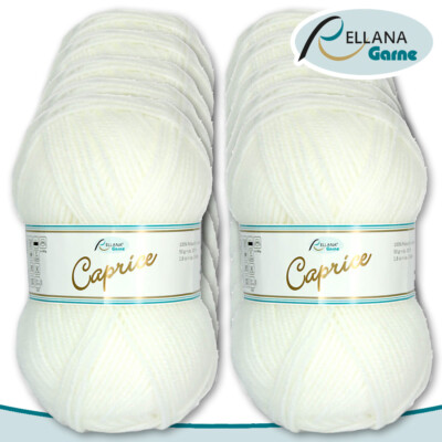Caprice Rellana 10 x 50 G Caprice Laine 116 Nature 100% Polyacrylique à Tricoter 