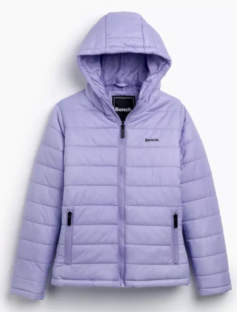 New Bench Nora Older Girls Lightweight Lilac Puffer Jacket