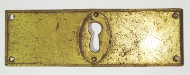 Old Brass Furniture Fitting for Dresser Drawer Keyhole