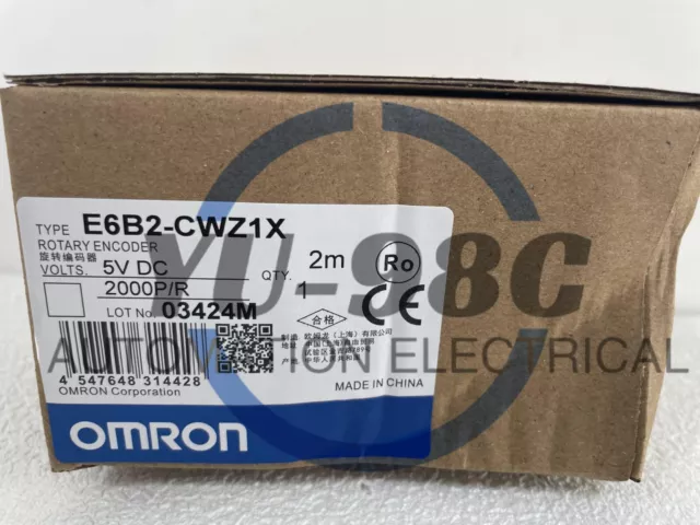 1x OMRON Rotary Encoder E6B2-CWZ1X 2000P/R E6B2CWZ1X 5VDC New in box