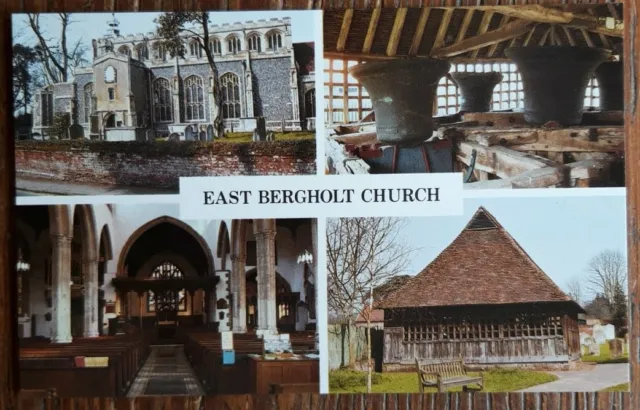 postcard - EAST BERGHOLT CHURCH, Suffolk