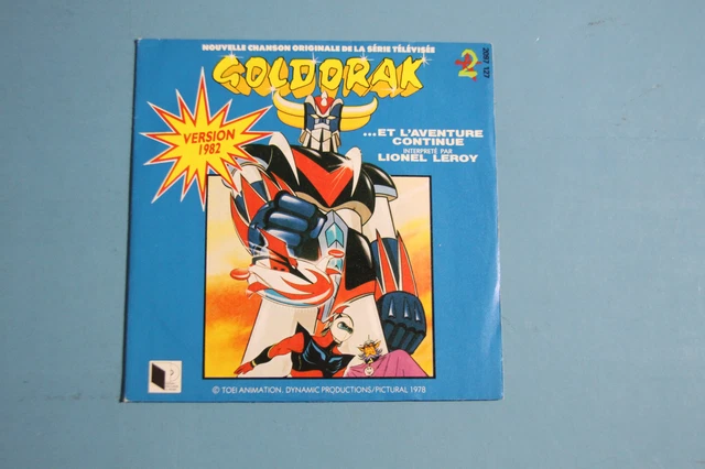 GOLDRAKE ATLAS UFO ROBOT Raro 45 FRANCESE SIGLA TV CARTONI ANIMATI goldrake-atlas-ufo-robot-raro-45-francese-sigla-tv-cartoni-animati