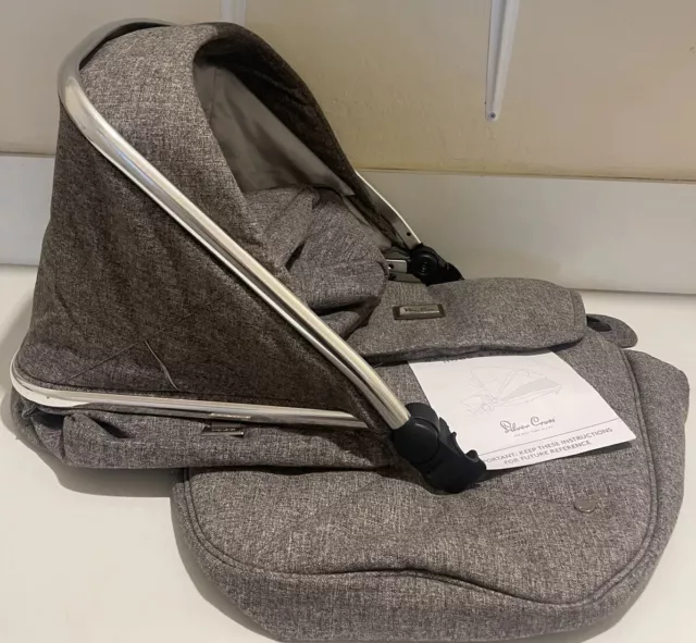 Silver cross wayfarer hood top