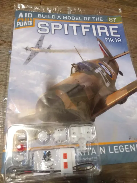 Air Power Build A Model Of The Spitfire Mk Ia Issue 57 Hachette Free P&P