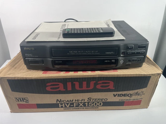 AIWA HV-FX 5700 | Magnétoscope VHS | Lecture NTSC sur PAL TV EUR 129,99 - FR