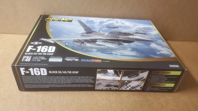 KINETIC 1/48 F-16D Block 30/40/50 USAF (48105) ALL NEW TOOLING