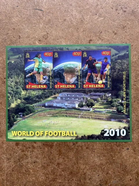 St Helena Stamps 2010, World Of Football, S. Africa World Cup, MS1135, MNH