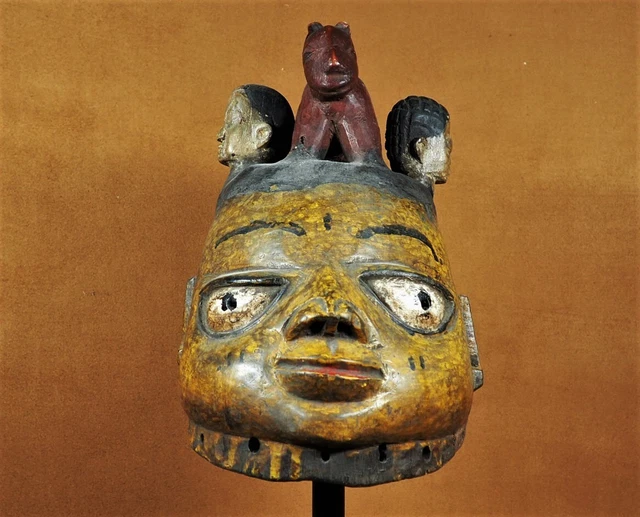 Masque heaume gelede. YORUBA. NIGERIA. Afrique