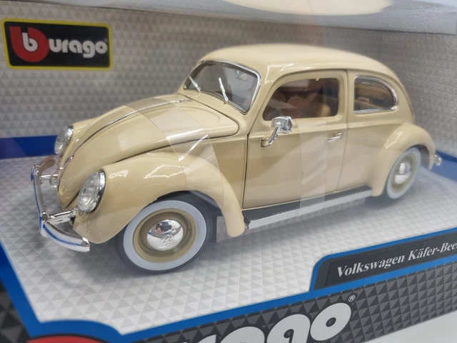 VOLKSWAGEN KAFER Beetle 1955 Beige Creme Au 1 18 Burago 1812029 EUR 45 volkswagen-kafer-beetle-1955-beige-creme-au-1-18-burago-1812029-eur-45