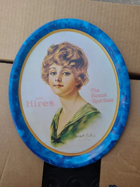 1960 Vintage Hires The Honest Root Beer Tin Tray William Haskell Coffin