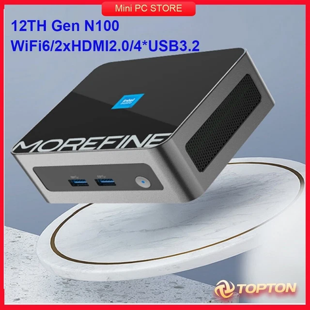 Pocket PC 12th Gen Intel Alder Lake i7 1260P N100 N95 Mini PC DDR4 NVME 2x HDMI2