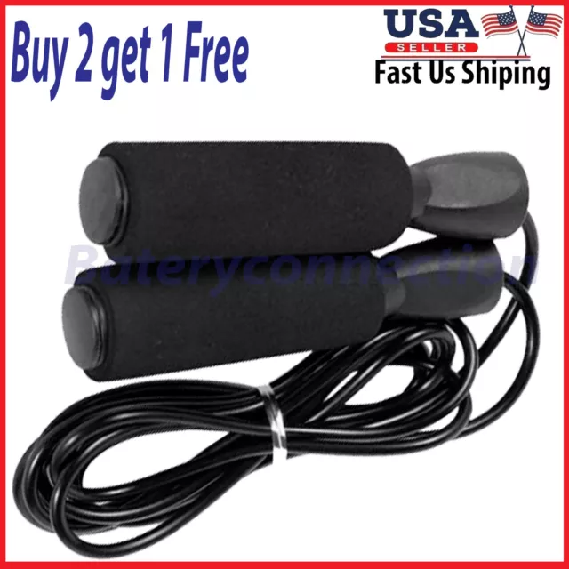 Aerobic Exercise Boxing Skipping Jump Rope Adjustable Bearing Speed Fitness US