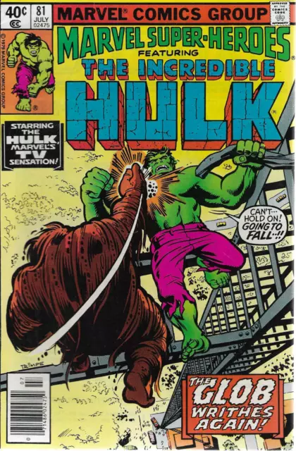 Marvel Super-Heroes No.81 / 1979 Reprints The Incredible Hulk No.129