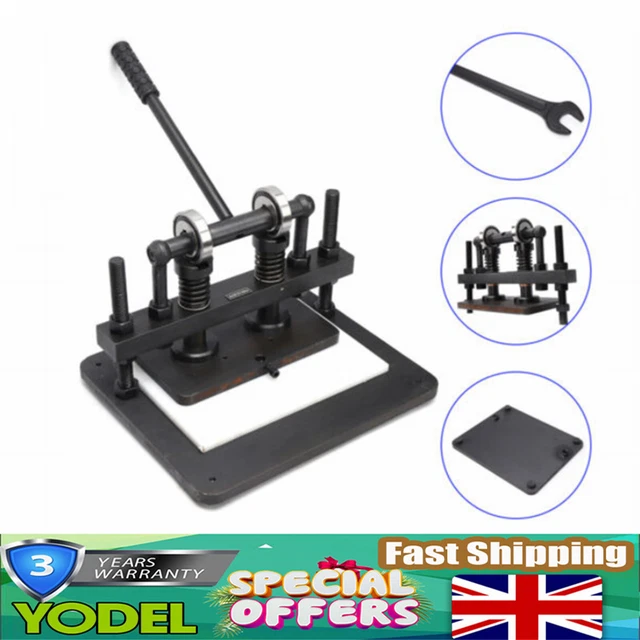 New Diy Manual Die Cutting Machine Embosser Steel Plate Press Manual Die Cutter~