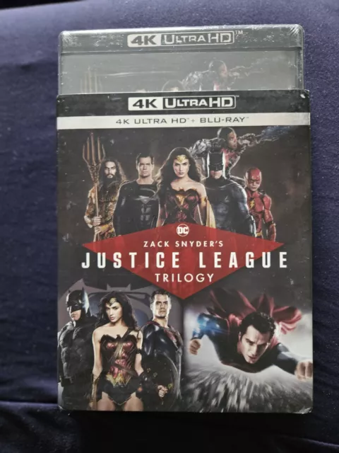 Zack Snyder's Justice League Trilogy 4K UHD Blu-ray  Brand New / Sealed