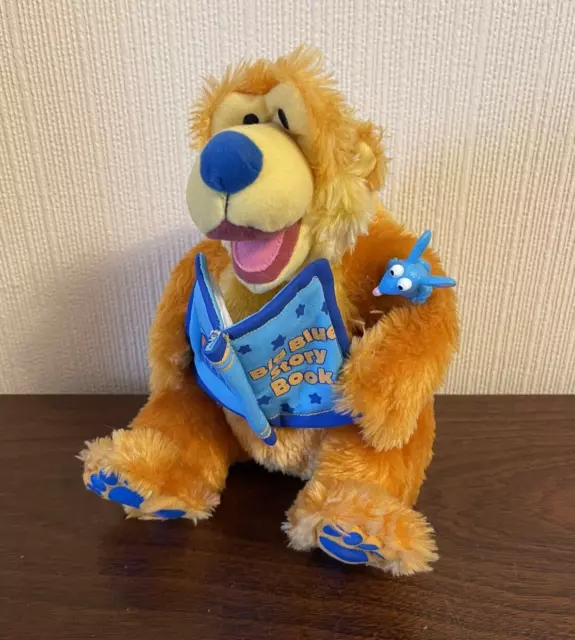 Rare 2000 Fisher Price Bear In The Big Blue House Story Telling Soft Toy Vintage