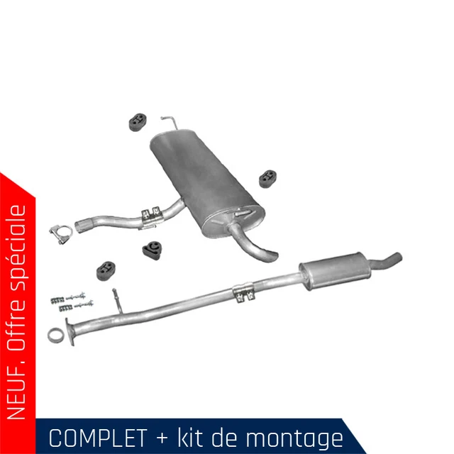 Ligne D'échappement Complète Pour Nissan Qashqai J10 2.0 DCI 2006-07.2007 - Neuf, Garantie 30 Mois