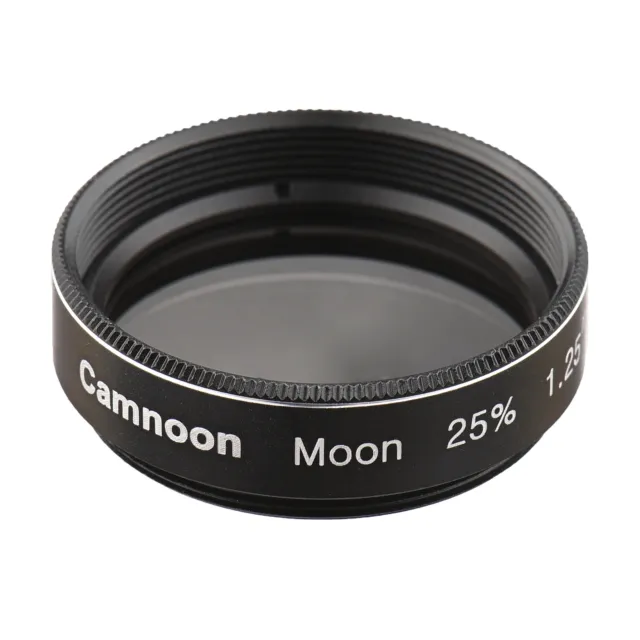 Camnoon 1.25 Inch Moon Filter 25 Percent Transmittance Filter for F5G1