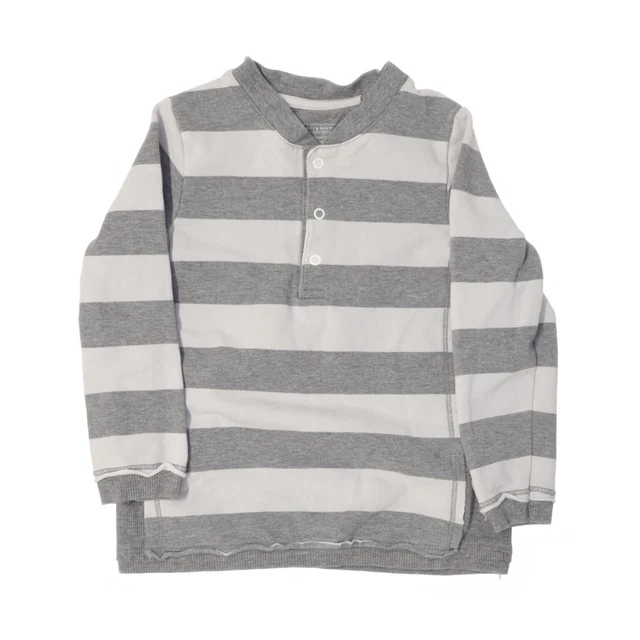 Bellybutton, Sweatshirt, Größe: 86, Grau, Elasthan/Baumwolle, Streifen