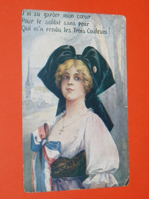 CPA - Carte Postale Ancienne - Patriotique - Le Brassard