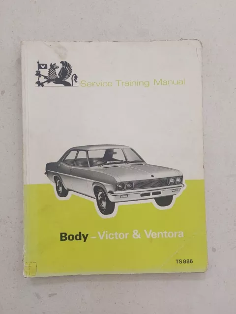 Corpo - Victor/Ventora Vauxhall Manuale di Servizio 1968 ts 886