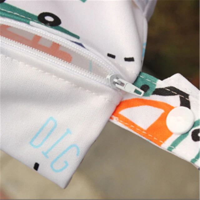 Baby Protable Nappy Washable Nappy Wet Dry Cloth Zipper Waterproof Diaper Bag AY 9