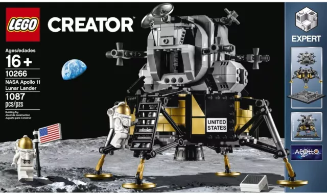 LEGO Creator: NASA Apollo 11 Lunar Lander (10266) New & Sealed - Fast Dispatch