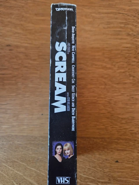 SCREAM VHS 1996 Horror Original Release Dimension Films Buena Vista £8. ...