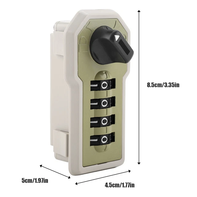 Mootealy Code Lock 4 Digit Code Combination Cam Cabinet Convenient Password EMB