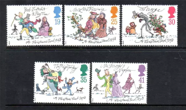 GB MNH STAMP SET 1993 A Christmas Carol. Charles Dickens SG 1790-1794 UMM