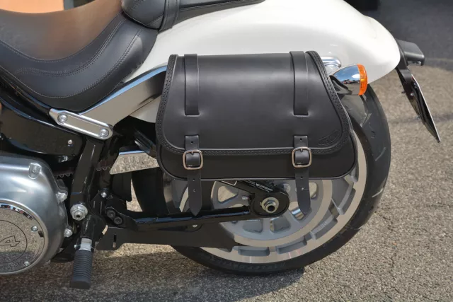 Satteltasche Links Für Harley Davidson Softail 2018-2023 Fat Boy And Breakout