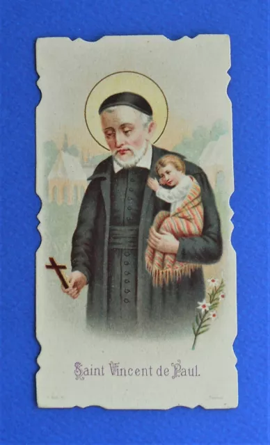 Santino Holy Card San Vincenzo de Paoli Schemm