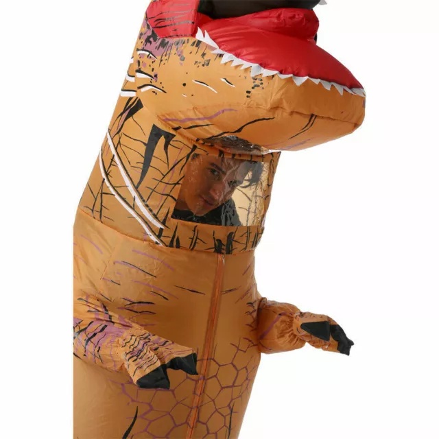 T-Rex Blow Inflatable Dinosaur Costume Adult Jurassic World Park Trex AU STOCK 3