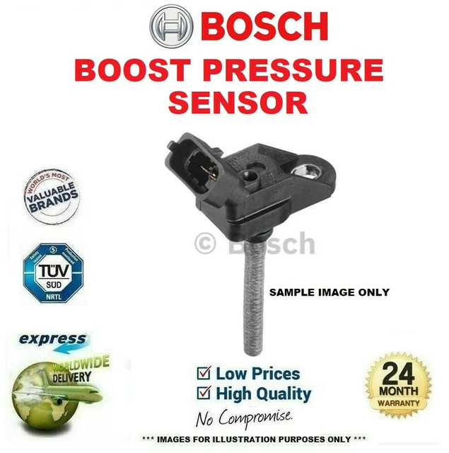 BOSCH BOOST PRESSURE SENSOR for FIAT DUCATO Bus 115 Multijet 2.0D 2011