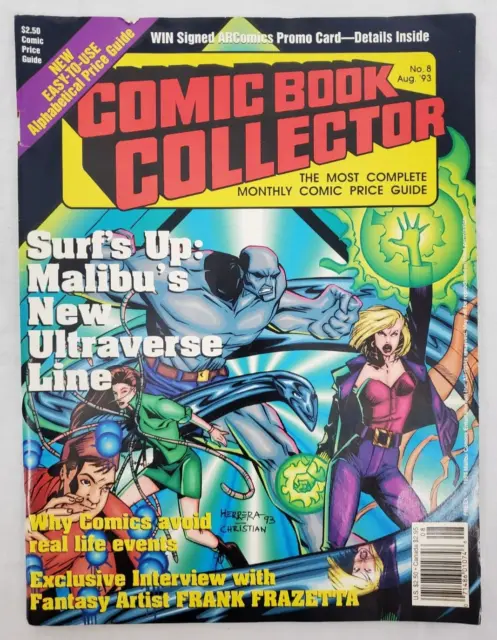 Comic Book Collector Magazine/Comic Price Guide ~ No. 8/August 1993