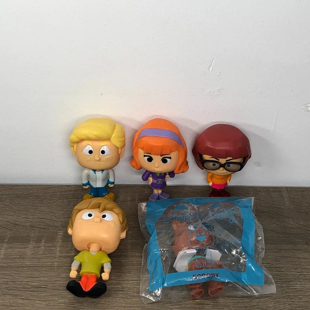 MCDONALDS HAPPY MEAL Toys Scooby Doo 2021 Set Bobblehead Toy Action