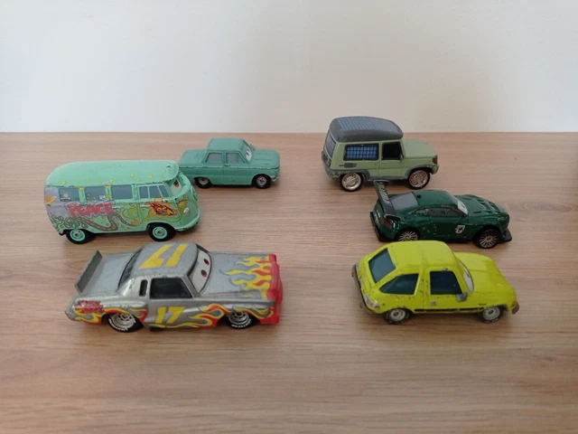 Lot de 6 voitures métal - Disney Cars 3
