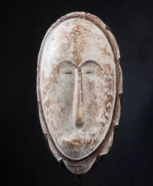 Fang Style Ngontang Face Mask, Central Gabon, Tribal Art, Equatorial African Art