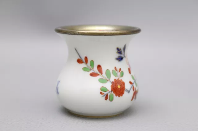 Meissen,Vase,Tischchenmuster mit Silbermontur.1.Wahl (SA-231024) 3