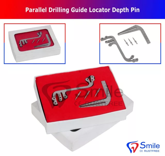 Implant Dentaire Chirurgical Parallel Drilling Guide Locator Depth Broche UK Ce