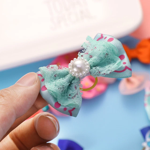 Gatitos Accesorios Perros Nudos para el pelo Lazos Peluquería Para laminar
