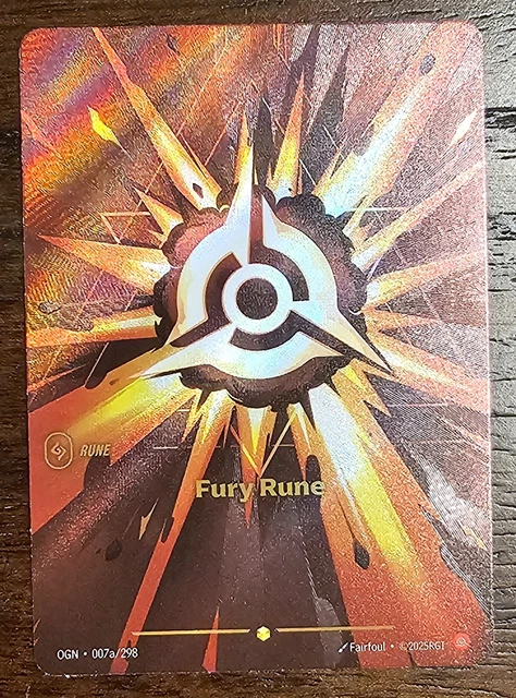 RIFTBOUND LEAGUE OF Legends Origins Fury Rune Alternate Art Showcase ...