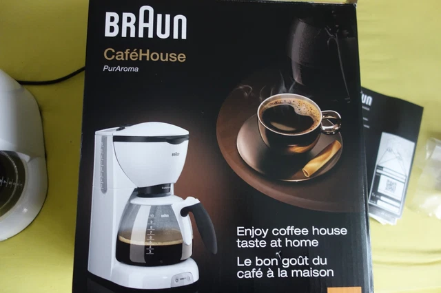 Braun KF 520/1 PurAroma Filterkaffeemaschine weiß- So gut wie neu