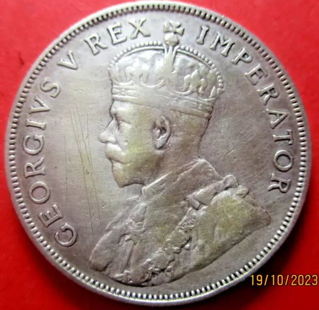 1924 South African Florin  Coin  # 57/10/23