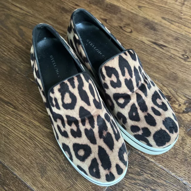 Stella McCartney | Binx Platform Sneakers Leopard Print • 38/US 7.5• EUC